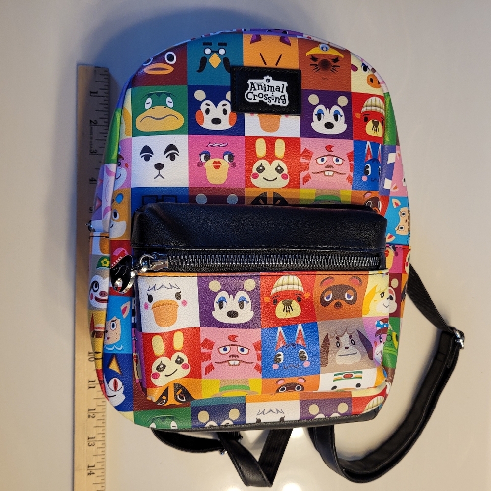 ANIMAL CROSSING Character Grid Mini Backpack By Bio World - Picture 12 of 14
